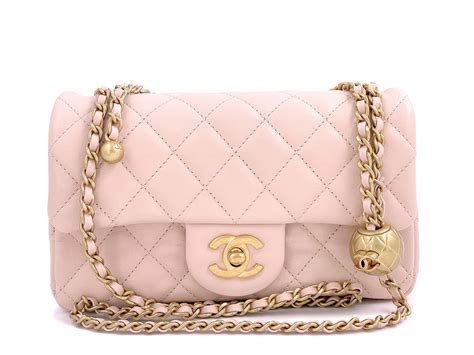 chanel pink crossbody bag mini|chanel mini flap bag beige.